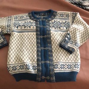 Dale of Norway Pure Wool Cardigan XL EUC